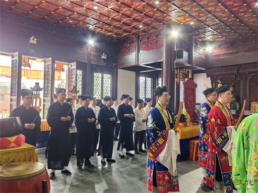 上海道教界举行纪念抗战暨反法西斯战争胜利78周年和平祈祷活动-道音文化