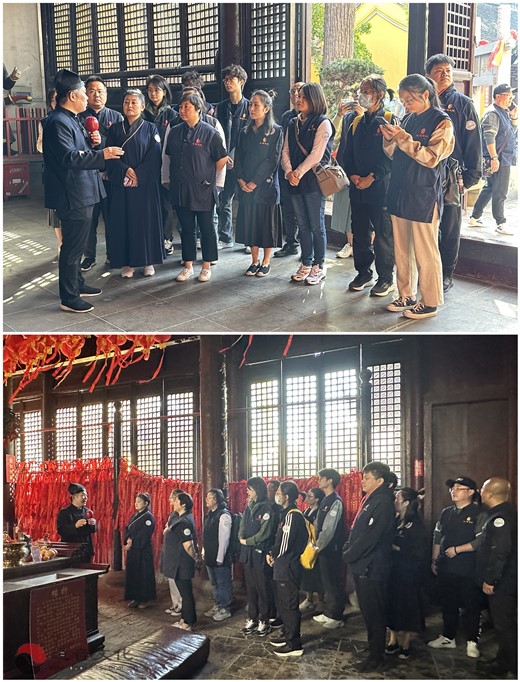 无锡水仙道院青年义工部一行到苏州城隍庙参访交流-道音文化
