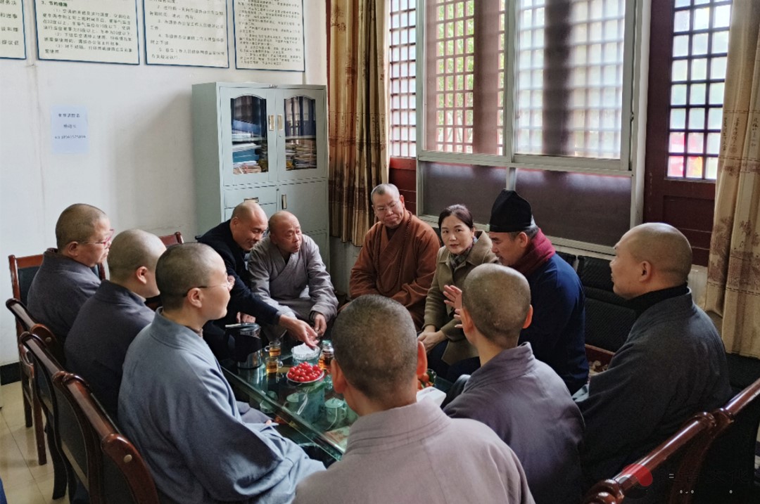 赣州市上犹县委统战部副部长冯波一行赴市道教协会参访交流-道音文化