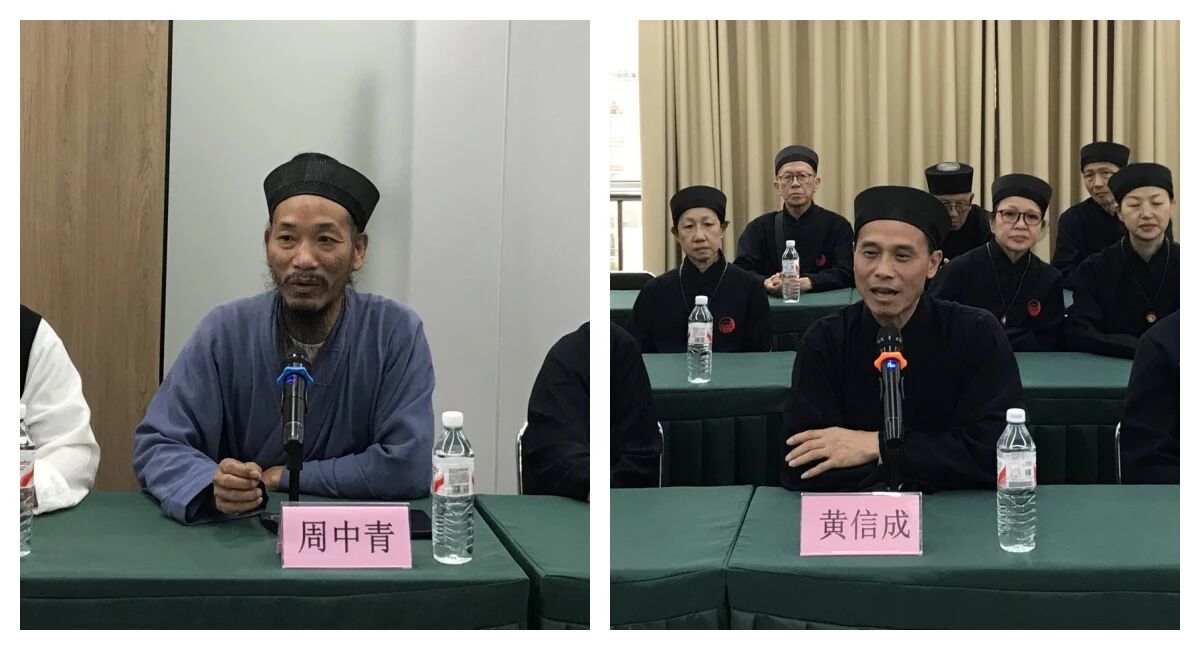 新加坡韮菜芭城隍庙诵经团到温参访交流-道音文化