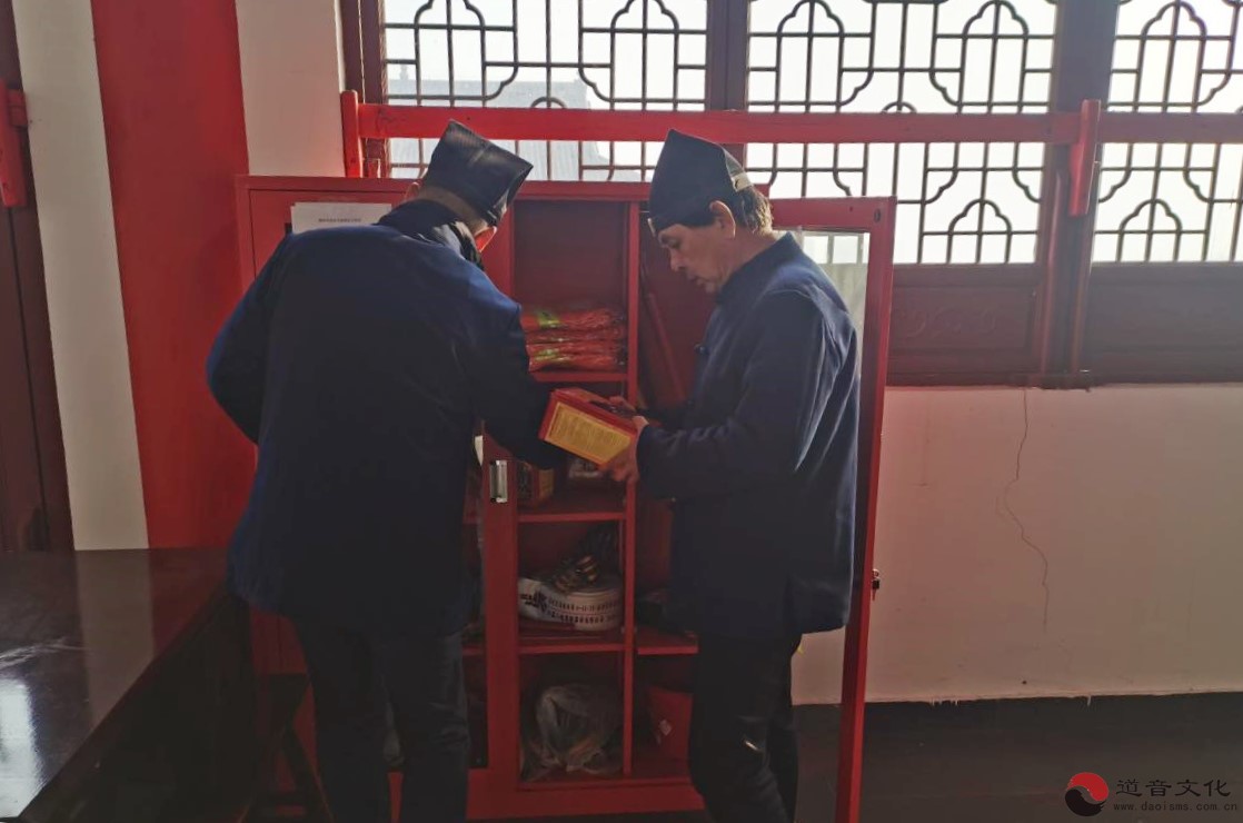 南京市道协到各场所检查安全工作-道音文化