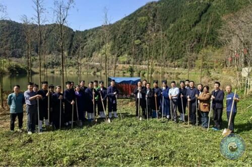 绿美连南添新绿 社会力量助振兴——广东省道教协会赴涡水镇开展绿美生态建设与助力乡村振兴系列活动-道音文化