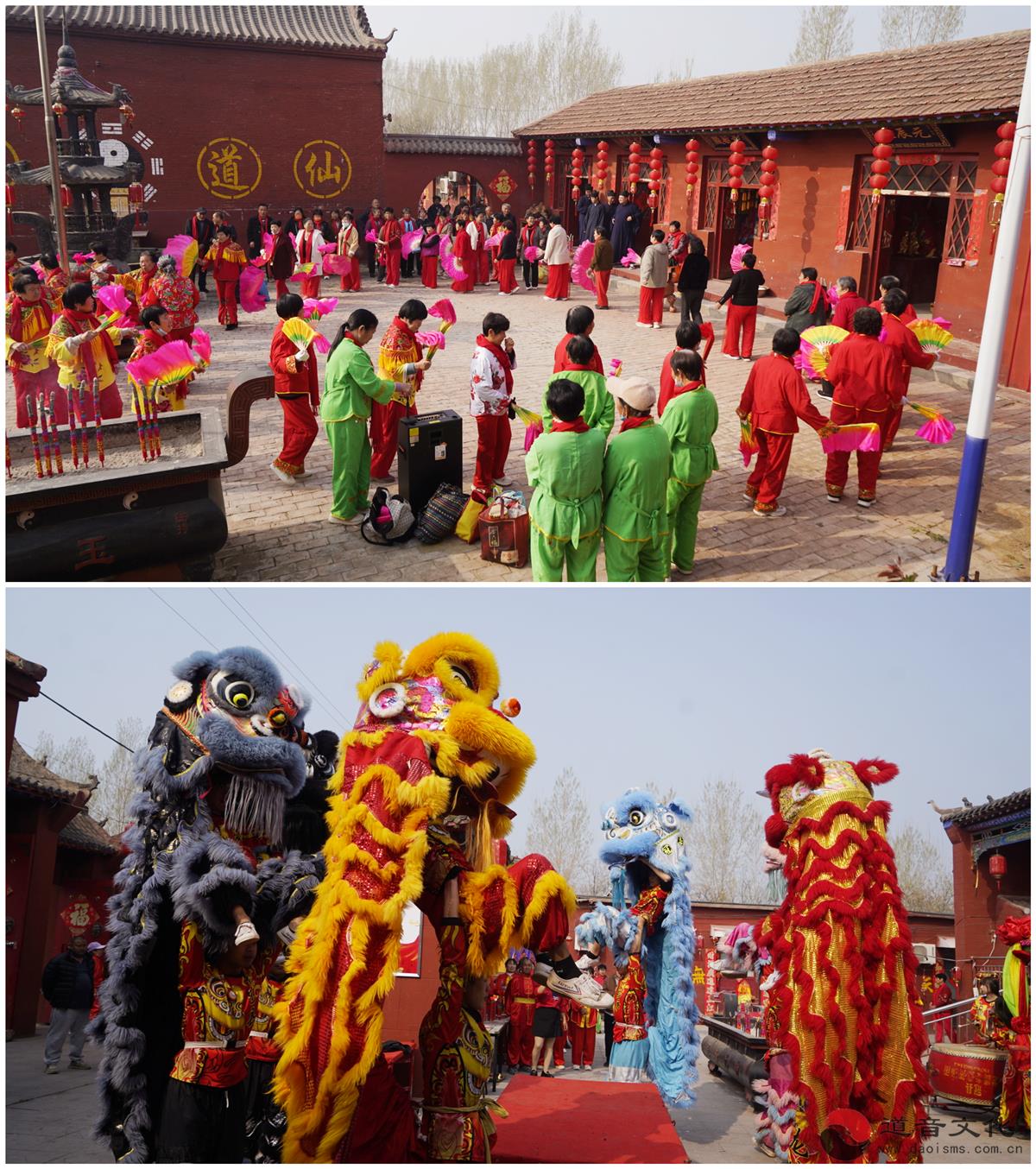 河北省清河泰山行宫举行碧霞元君迎鸾接驾民俗庙会活动-道音文化