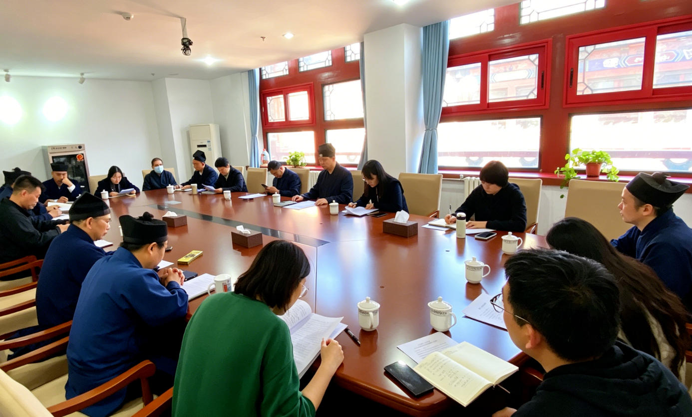 正己修身 师德立信——中国道教学院召开2026年春季学期第二次教学专题研讨会-道音文化