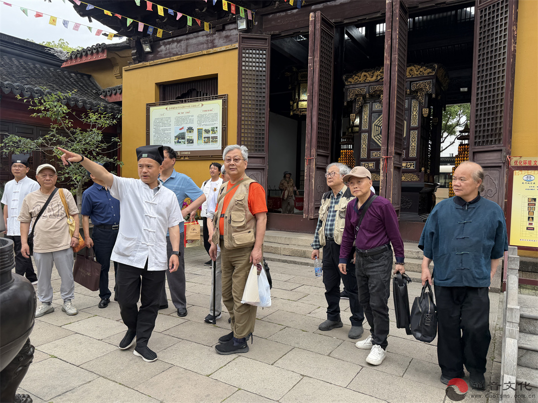 上海财神庙书画院莅临苏州城隍庙参访交流-道音文化